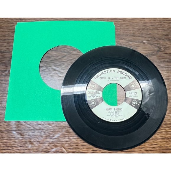 Marty Robbins She Was Only Seventeen / Sittin' in a Tree House 45 Country Promo - Picture 4 of 4